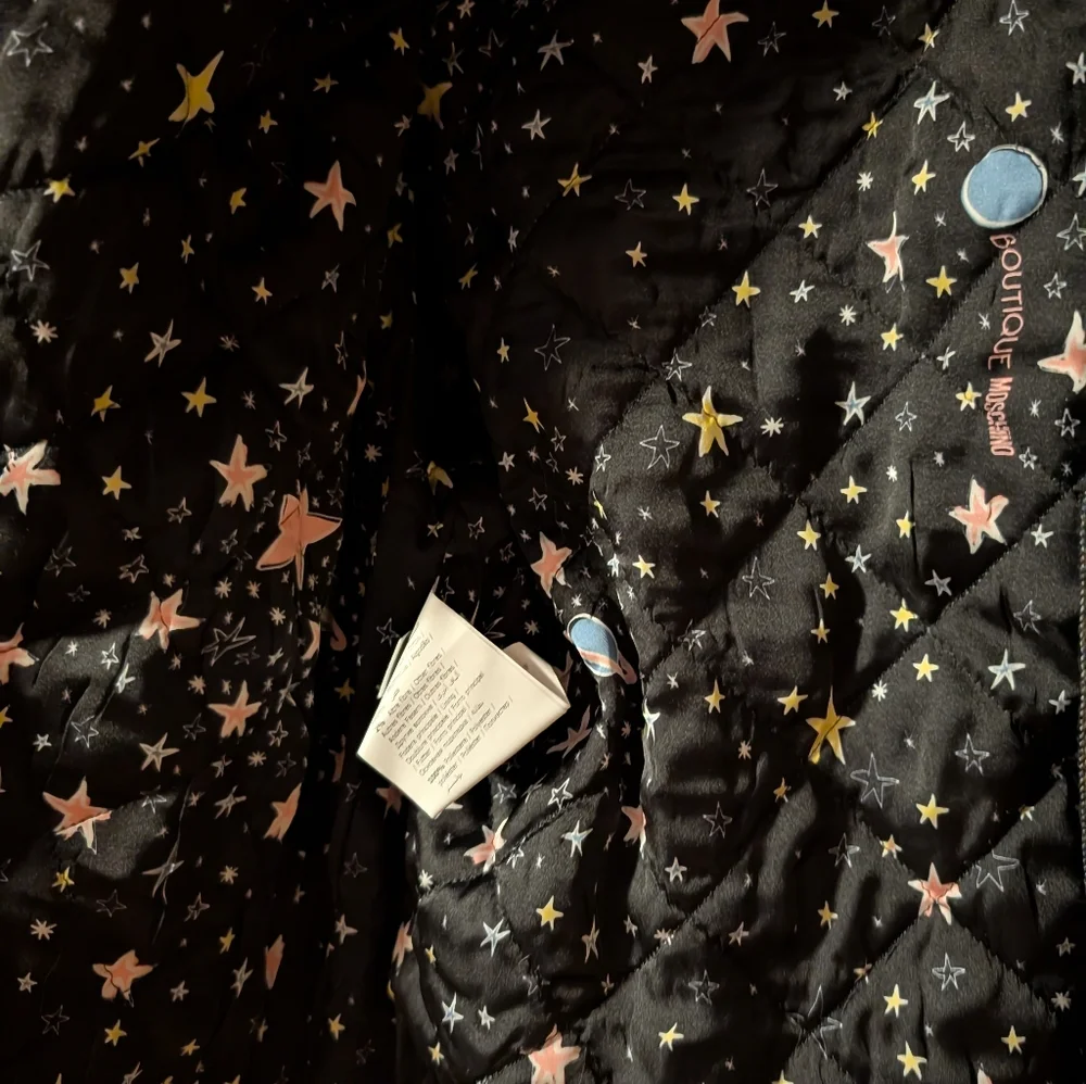 Moschino Denim Moon and Stars Jacket size US 12 - Picture 6 of 9